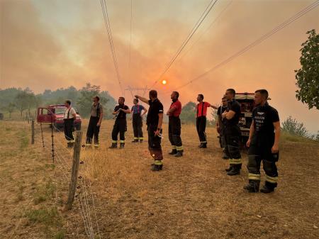 Zadnje usmeritve gasilskih skupin pred odhodom na teren